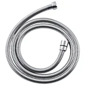 Węże elastyczne - Wąż natryskowy stalowy o podwójnym splocie rozciągliwy 175 cm chrom Invena - miniaturka - grafika 1