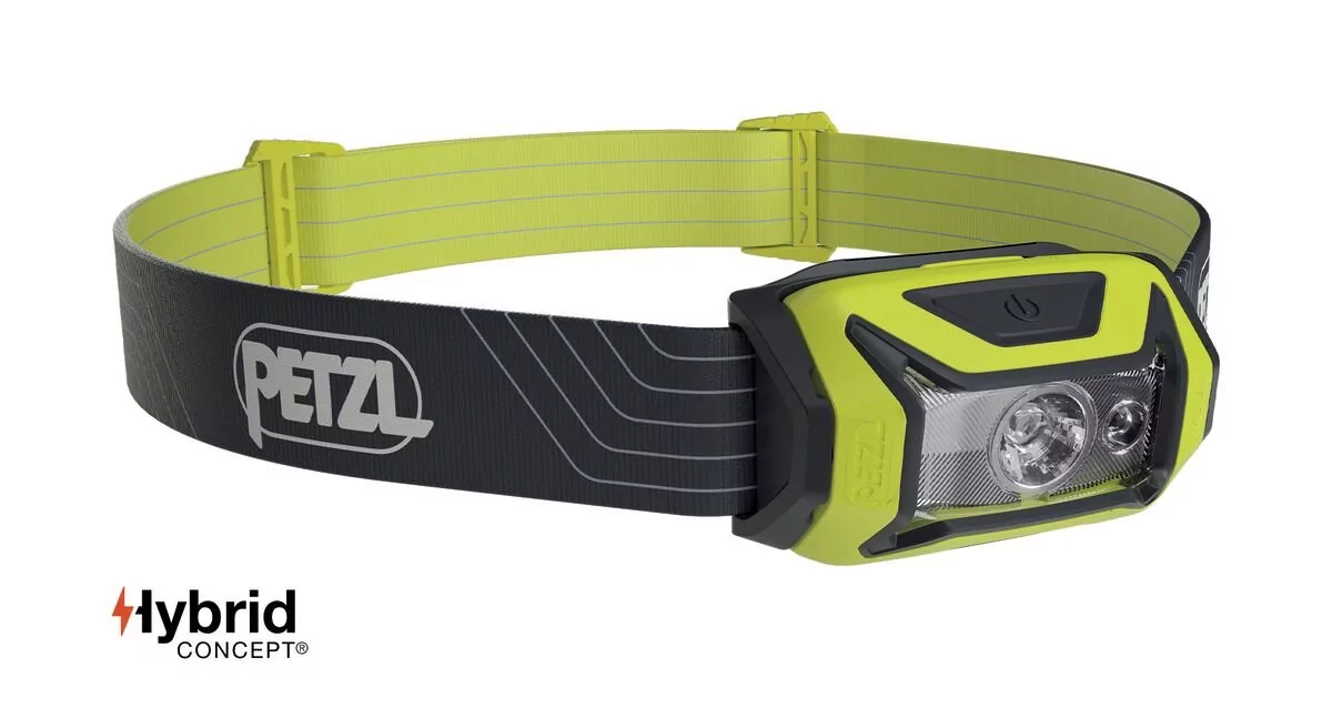 Latarka czołowa Petzl Tikka 2022 - Yellow - 350 lumenów (E061AA03)