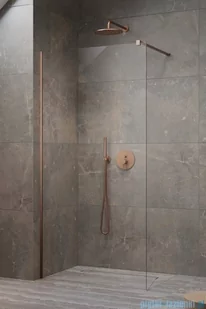 Radaway Modo New II Brushed Copper kabina Walk-in 100x200 szczotkowana miedź 389104-93-01 - Kabiny prysznicowe - miniaturka - grafika 1