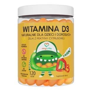 MyVita Żelki Witamina D 120 szt. TT001627 - Witaminy i minerały - miniaturka - grafika 1