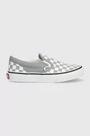 Trampki damskie - Vans tenisówki dziecięce UY Classic Slip On CTHR CHBD TRDWN kolor szary - miniaturka - grafika 1