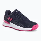 Buty sportowe damskie - Buty do tenisa damskie YONEX Eclipsion 4 Ladies CL navy/pink - miniaturka - grafika 1