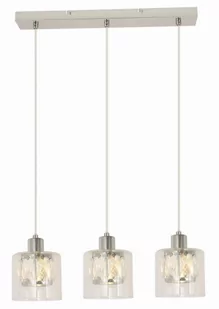 Elmo - lampa wisząca 3 płomienna chrom. 3xE14 40W. - Lampy sufitowe - miniaturka - grafika 2