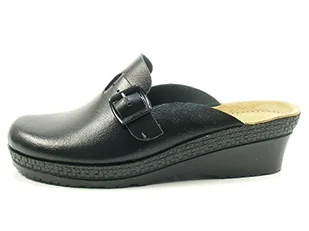 Rohde klapki damskie Neustadt-D 1473, rozmiar:38 EU, kolor:Czarny - Klapki i japonki damskie - miniaturka - grafika 1