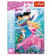 Puzzle - Trefl Puzzle 54 mini Przygody księżniczek 3 TREF - miniaturka - grafika 1