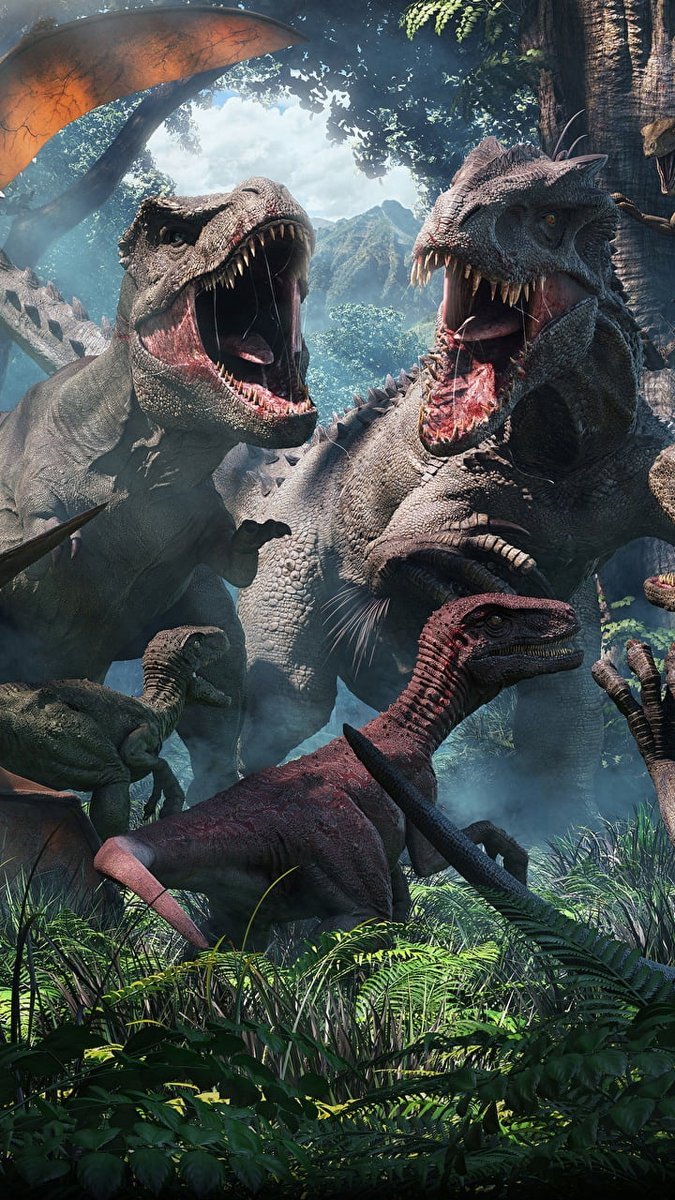 PUZZLE Jurassic Park Jurassic World Dinozaury + IMIĘ Pudełko 120 el.