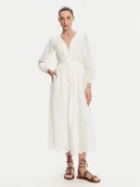 Sukienki - Pepe Jeans Sukienka letnia Deepty PL953693 Biały Regular Fit - miniaturka - grafika 1