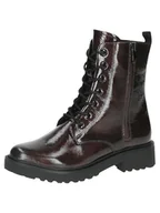 Botki damskie - Caprice Damskie sztyblety Lace Boot Heel 9-25217-43, bord. Naplak, 36 EU, deska naplak, 36 EU - miniaturka - grafika 1