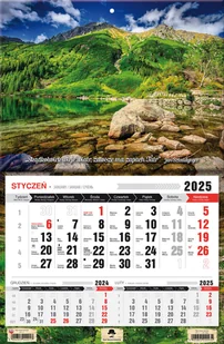 Kalendarz 2025, jednodzielny, Tatry - Kalendarze - miniaturka - grafika 1