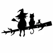 Wieszaki i stojaki - Wieszak na ubrania BABA JAGA, czarny strukturalny - miniaturka - grafika 1