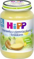 Dania dla dzieci - HiPP POTRAWKA Z ZIEMNIACZKAMI I KRÓLIKIEM 190G - miniaturka - grafika 1