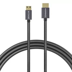 Kabel 4K HDMI to HDMI Blitzwolf BW-HDC4 1,2m (czarny) - Kable - miniaturka - grafika 1