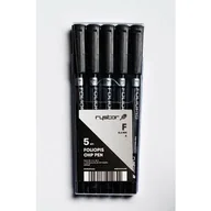 Foliopisy - Foliopis Ff-6 Czarny 5Szt Etui Rystor - miniaturka - grafika 1