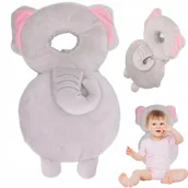 Plecaki - Plecak Do Nauki Chodzenia Ochrona Głowy Przed Upadkiem Poduszka Słoń - miniaturka - grafika 1