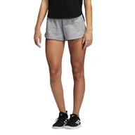 Spodenki damskie - Spodenki damskie adidas  Pacer 3-Stripes Woven Heather Shorts Mgh Solid Grey S - miniaturka - grafika 1
