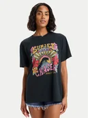 Koszulki i topy damskie - Roxy T-Shirt ERJZT06023 Czarny Regular Fit - miniaturka - grafika 1