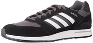 Trampki męskie - adidas Męskie trampki Run 80s, Mehrfarbig Negbás Ftwbla Grisei, 42 EU - miniaturka - grafika 1