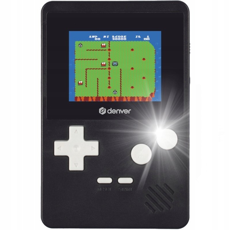Gamepad z kolorowym wyświetlaczem LCD 2,5” 200 GIER DENVER GMP-290