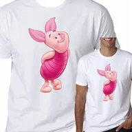 Koszulki męskie - 3174 Prosiaczek Kubuś Puchatek Koszulka Męska Xxl - miniaturka - grafika 1