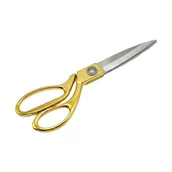 Nożyczki krawieckie - NOŻYCZKI KRAWIECKIE 20 CM ZŁOTE - DUŻE, METALOWE, OSTRE DO TKANIN - miniaturka - grafika 1