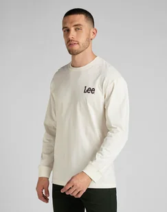 LEE LS LOGO LOOSE TEE MĘSKA KOSZULKA Z DŁUGIM RĘKAWEM LOGO L69AFQNQ 112321851 - Lee - Koszulki męskie - miniaturka - grafika 1