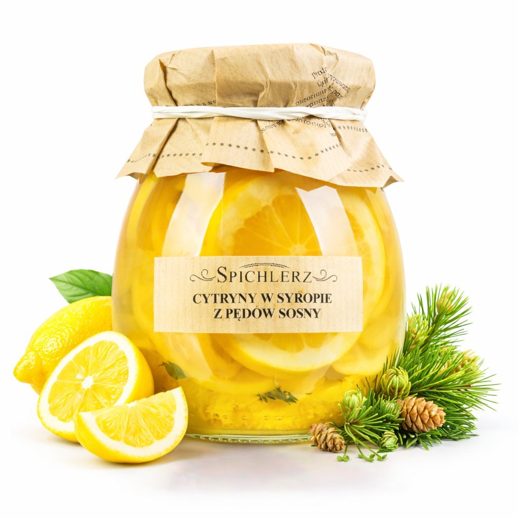 Cytryna w syropie z pędów sosny 260g