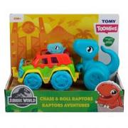 Samochody i pojazdy dla dzieci - Tomy Toomies pojazd Chase &amp Roll Jurassic World 452753 - miniaturka - grafika 1