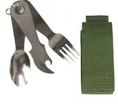 Kuchnia turystyczne i akcesoria - Niezbędnik Nierdzewny W Pokrowcu Mil-Tec - miniaturka - grafika 1