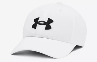 Męska czapka z daszkiem Under Armour  Men's Blitzing Adj-WHT - Czapki i chusty sportowe męskie - miniaturka - grafika 1