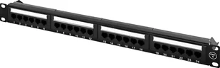 Deltaco PAN-112 panel krosowniczy 1U PAN-112 - Panele krosownicze - miniaturka - grafika 1