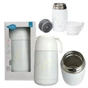 Akcesoria do karmienia - Nuvita Termos z uchwytem, Biały 620 ml - miniaturka - grafika 1