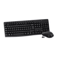Zestawy myszka + klawiatura - Keyboard Cz + Mouse Omega Okm071B M-Media W-Less Set 2.4Ghz Black [44440] - miniaturka - grafika 1