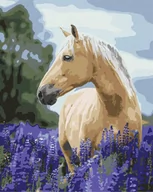 Malowanie po numerach - Zestaw do malowania po numerach. Spacer po lawendowym polu 40x50 cm, KHO4392 - miniaturka - grafika 1