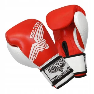 Beltor Rękawice bokserskie PRO-FIGHT czerwony 14 oz BEL/477#CZE - Rękawice bokserskie - miniaturka - grafika 1