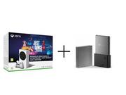 Konsole Xbox - MICROSOFT Xbox Series S + gra Just Dance 23 + karta pamięci 512GB - miniaturka - grafika 1