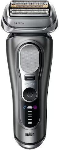 Braun Series 9 Pro+ 9655cc, Foil shaver, Grey, Buttons, Battery, Lithium-Ion Li-Ion, Built-in battery