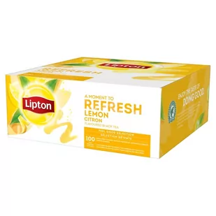 Lipton Czarna herbata Classic Lemon 100 kopert 25912201 - Herbata - miniaturka - grafika 1