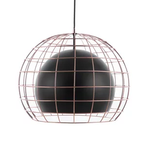 Beliani Lampa wisząca Lampa wisząca metalowa czarna LIRI 79029 - Lampy sufitowe - miniaturka - grafika 1