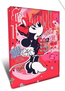 Kids Euroswan Pamiętnik zamykany na kod Myszka Minnie WD21497 - Zabawki kreatywne - miniaturka - grafika 2