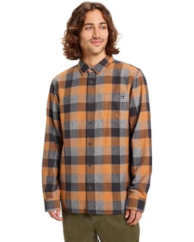 Quiksilver Koszulka męska Motherfly Plaid Ls Shirt (zestaw 1 sztuk)