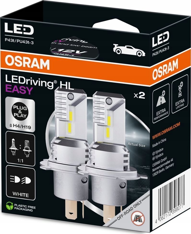 Osram CAR LIGHT OSRAM LED LAMP EASY H4/H19 12V
