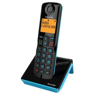 ALCATEL S280 Czarno-niebieski - Telefony stacjonarne - miniaturka - grafika 1