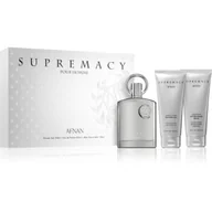 Zestawy perfum damskich - Afnan Supremacy Silver zestaw woda perfumowana spray 100ml + żel pod prysznic 100ml + balsam po goleniu 100ml - miniaturka - grafika 1