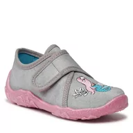 Buty dla dziewczynek - Kapcie Superfit 1-000258-2010 M Grey - miniaturka - grafika 1