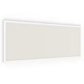 Tablice i flipcharty - Tablica korkowa biały kolor korka 100x40 cm rama drewniana lakierowana BIAŁA - miniaturka - grafika 1