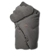 Pościel dla dzieci - Hi Little One - Kołderka z podusią i Rożek z oddychającej bawełny organicznej GOTS QUILT BABY HORN IRON - miniaturka - grafika 1