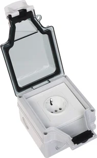 Atlo GNIAZDO NATYNKOWE POJEDYNCZE ATLO-S1IP6 IP66 - Gniazdka elektryczne - miniaturka - grafika 1