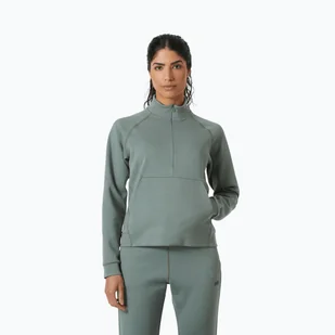 Bluza damska Helly Hansen HP Tech Sweat Half Zip grey cactus - Bluzy damskie - miniaturka - grafika 1