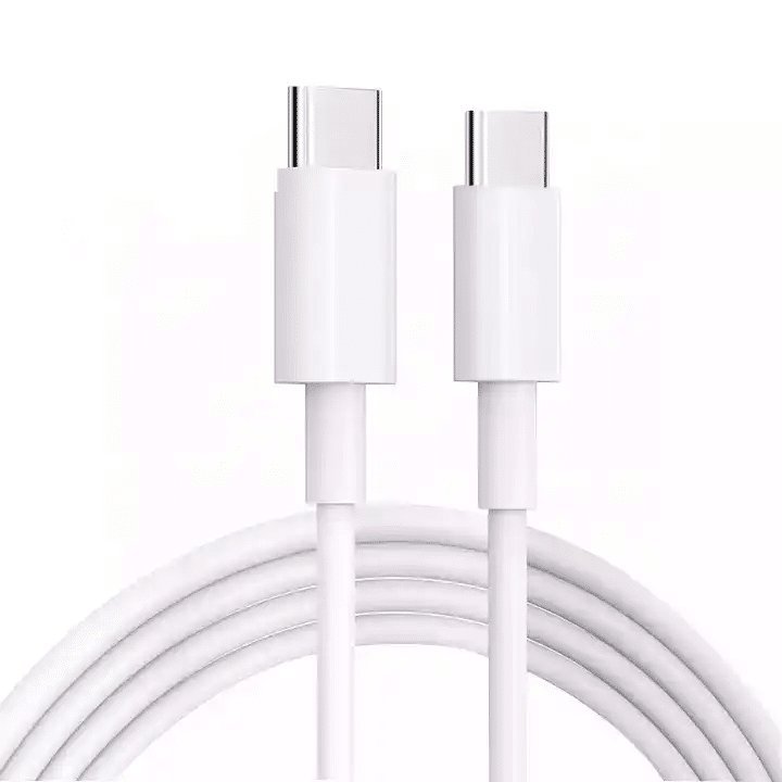 Kabel USB C szybkie ładowanie 60W USB C to USB C, 1m, white