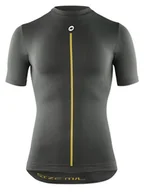 Koszulki rowerowe - ASSOS Koszulka termoaktywna 2/3 SS SKIN LAYER P1 anthracite grey - miniaturka - grafika 1